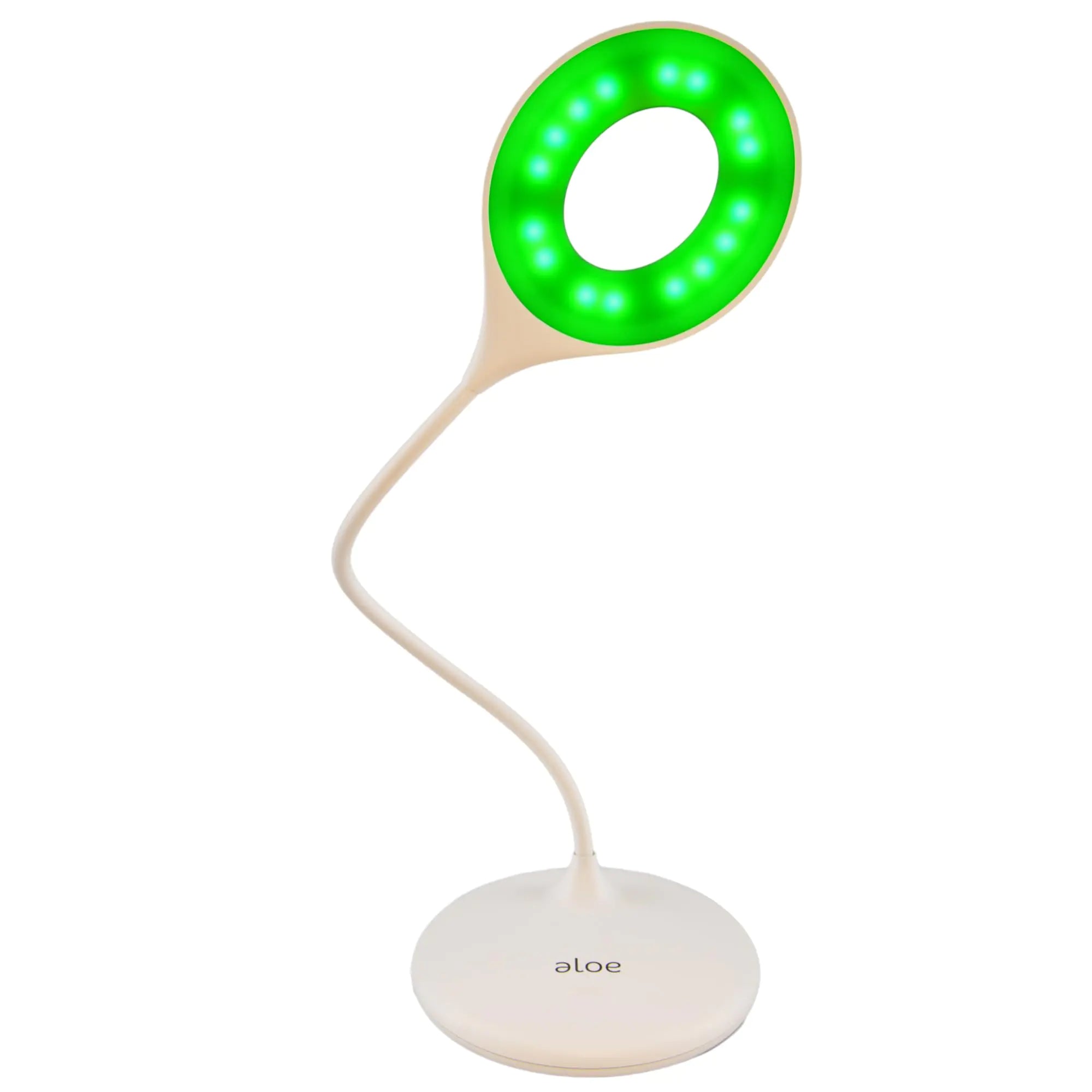 Green Light Therapy for Migraine Anxiety & Insomnia Relief – 16 Inch Cordless Desk Lamp Dual White & 520 nm LED with Adjustable Brightness | USB Rechargeable & Portable Sleep Aid